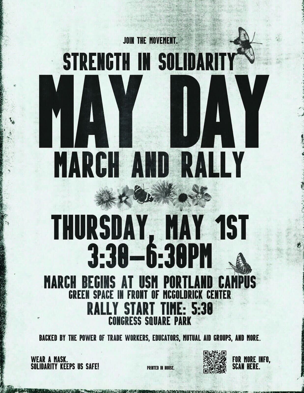 Maine May Day in Portland 2025