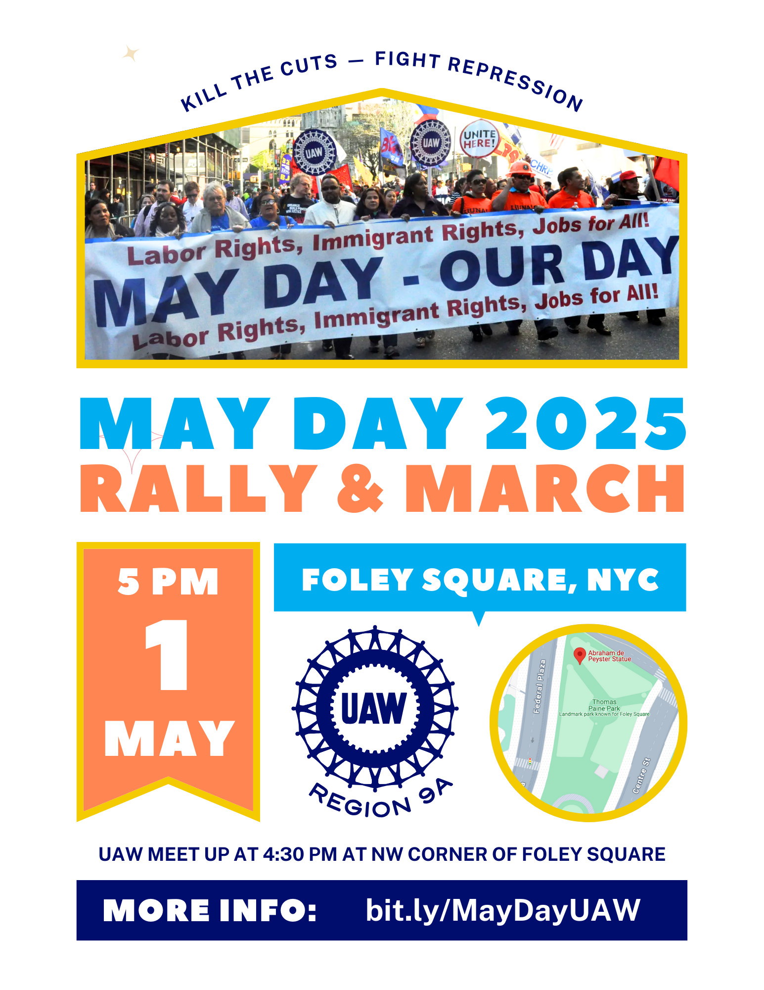 May Day 2025 in NYC