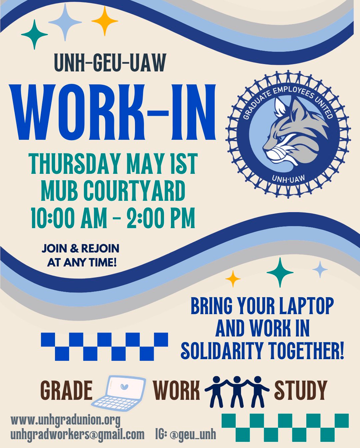 UNH Work-In on May Day