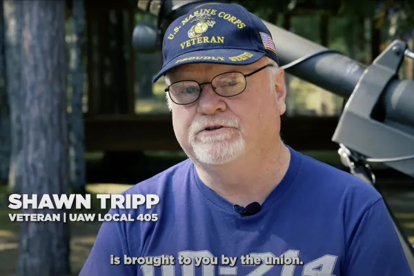 Shawn Tripp, Veteran, UAW Local 405