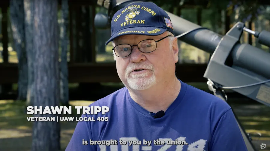 Shawn Tripp, Veteran, UAW Local 405