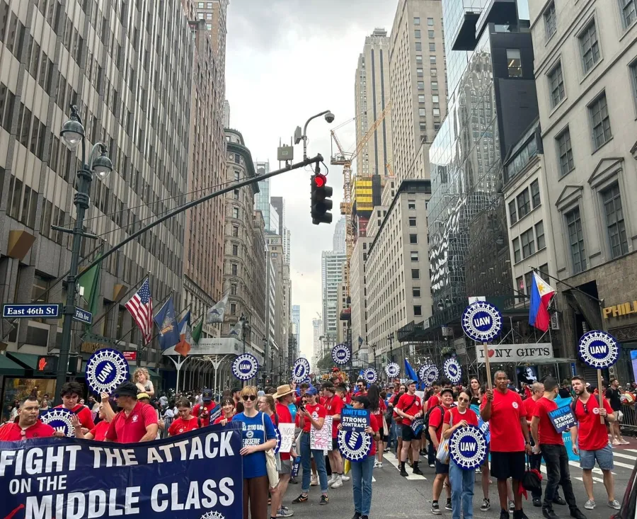 UAW at NYC Labor Day Parade