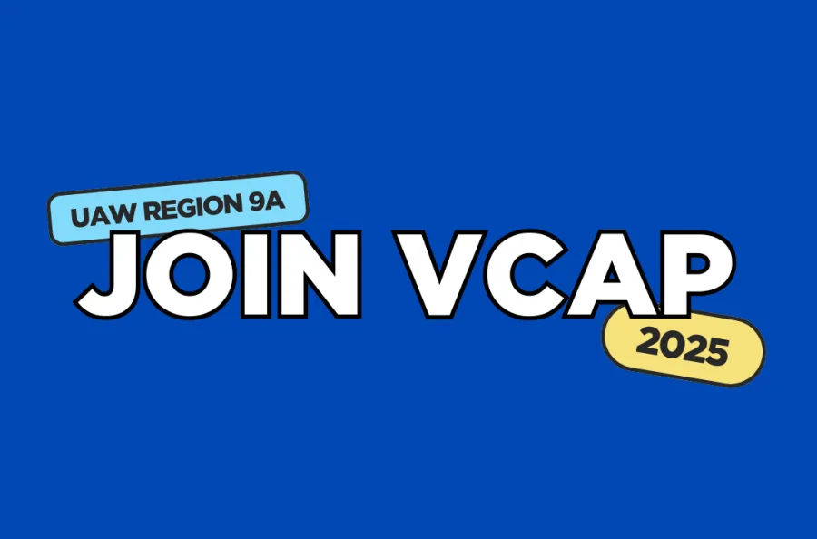 UAW Region 9A Join VCAP 2025