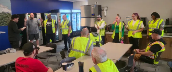 Local 3942 swears in newly elected officers at Fishkill facility