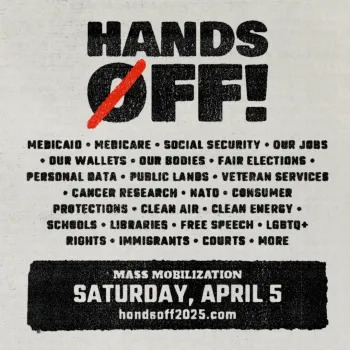 Hands Off Rallies on April 5