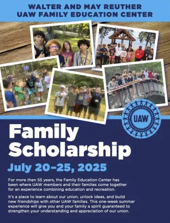 2025 UAW Family Scholarship Program