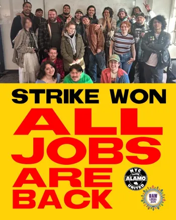 NYC Alamo United strike victory: all jobs are back!
