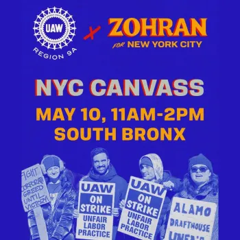 UAW Canvass Kickoff for Zohran!