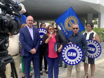 UAW leaders in Puerto Rico