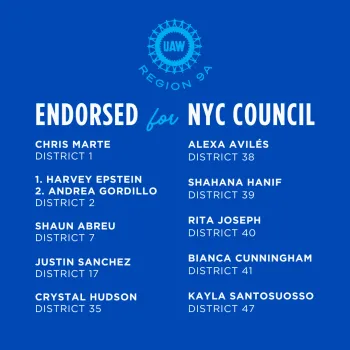 NYC Council Endorsements 2025