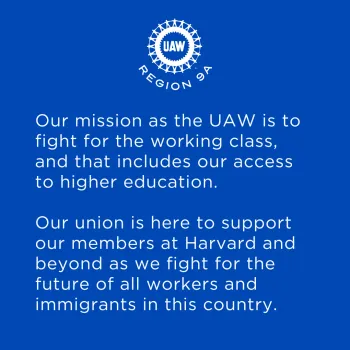 Statement on Harvard International Workers